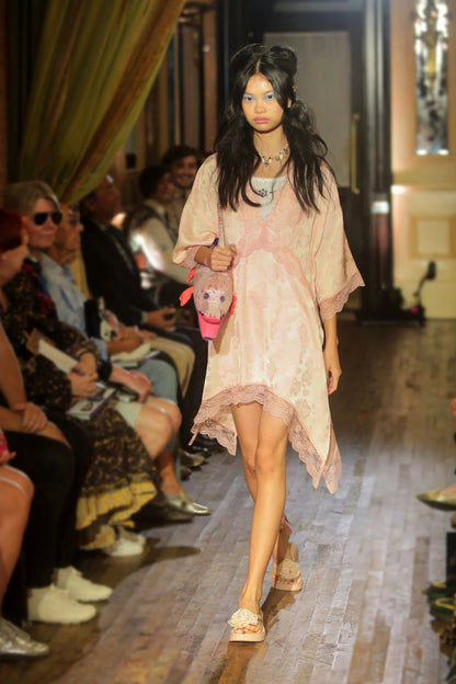 Anna Sui Alligator Bag - Blush Multi
