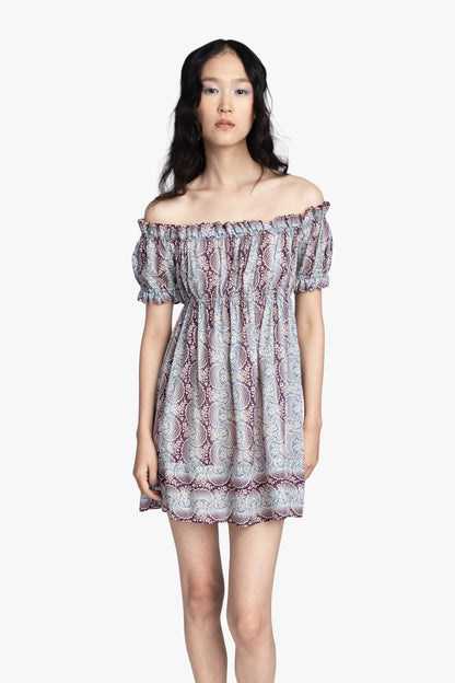 Anna Sui Ombre Ribbons Cotton Dress