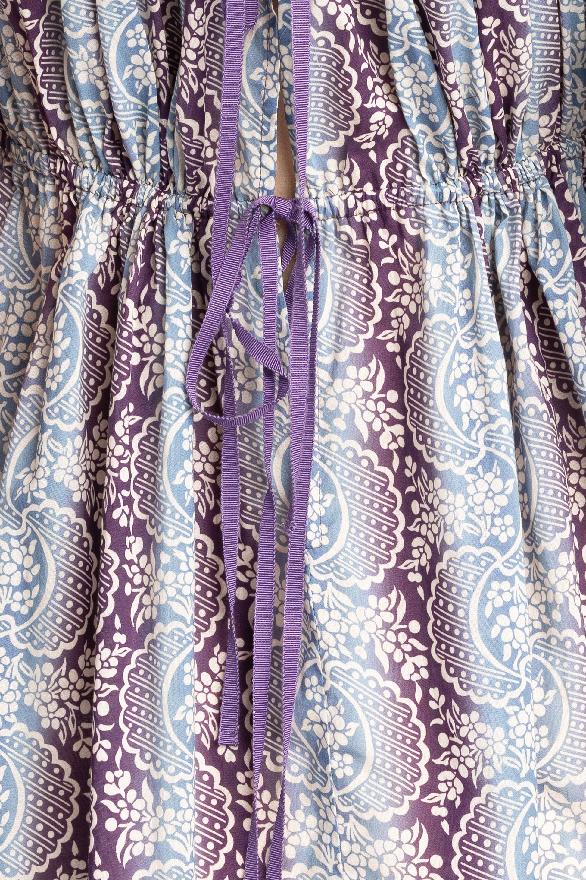 Anna Sui Ombre Ribbons Cotton Dress