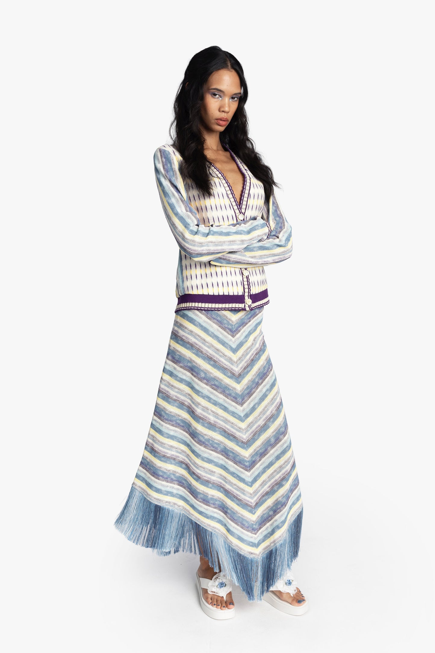Anna Sui Serape Knit Cardigan