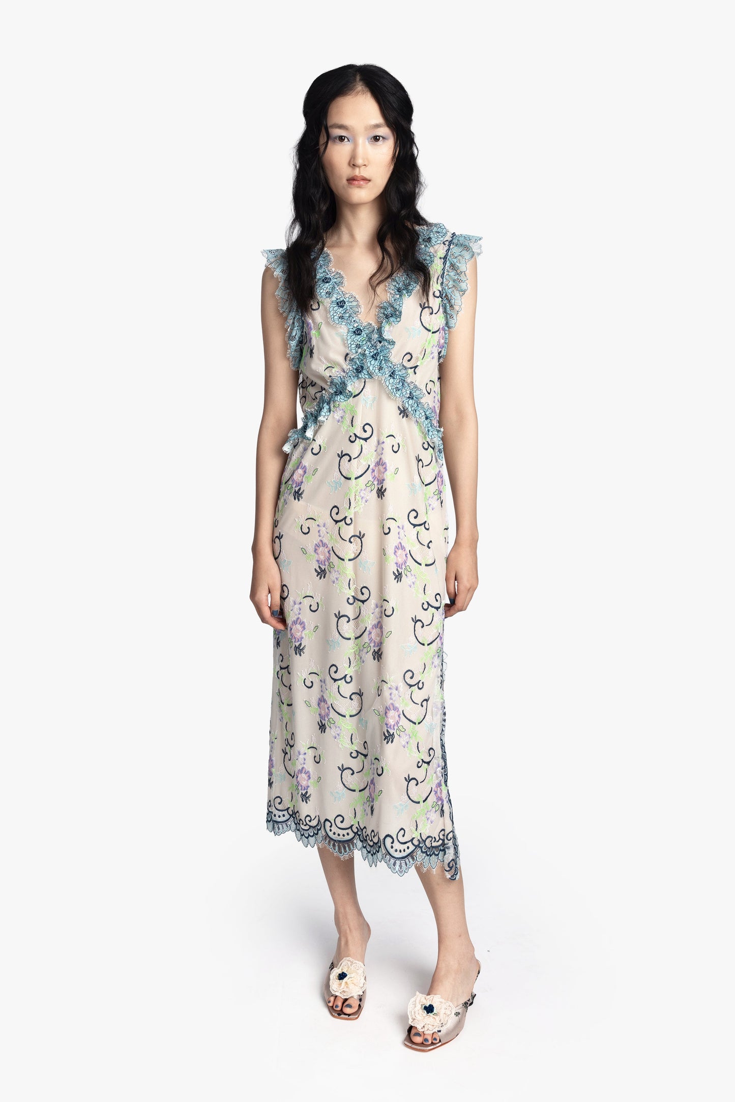 Anna Sui Lady Chatterley's Lace Dress