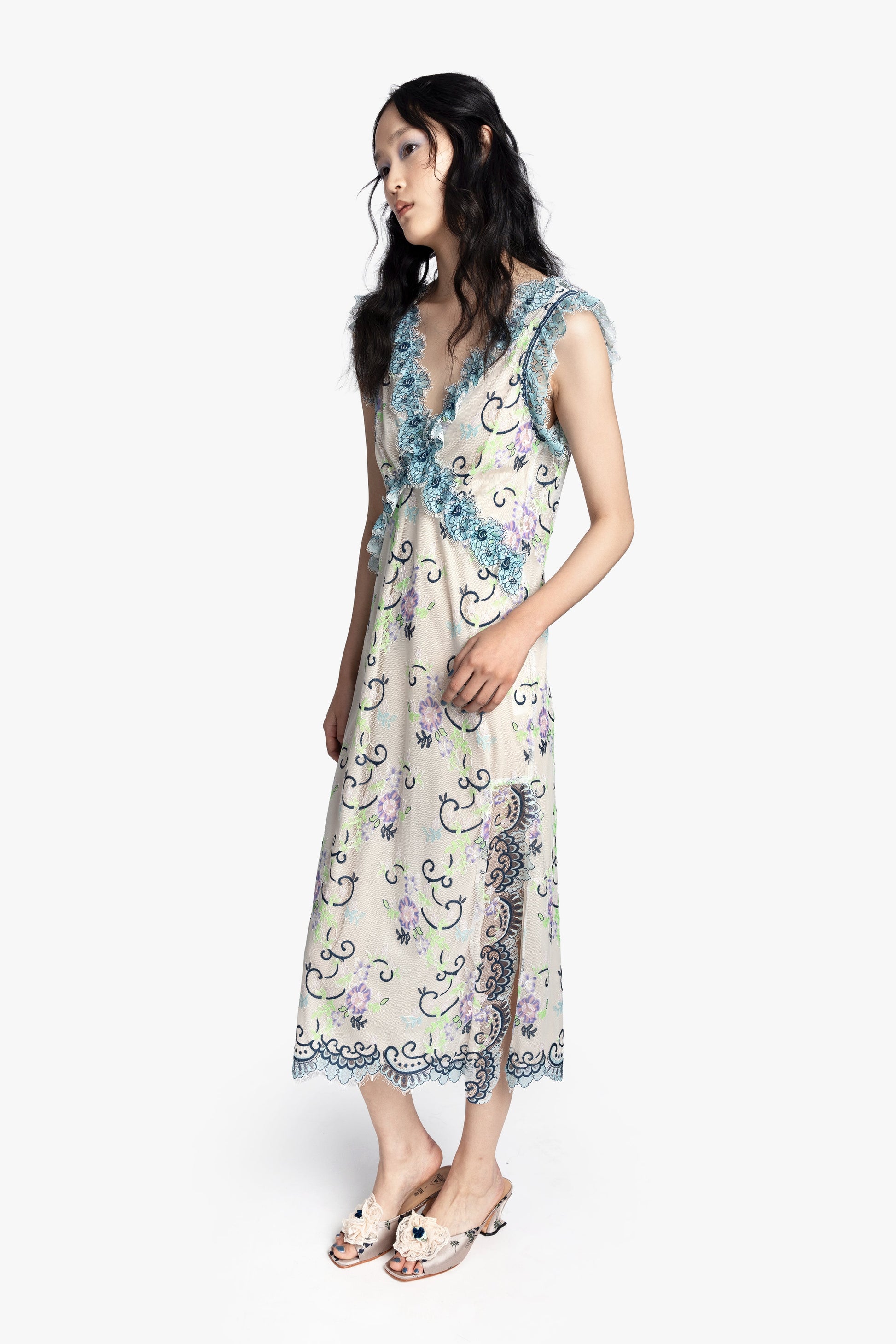 Anna Sui Lady Chatterley's Lace Dress