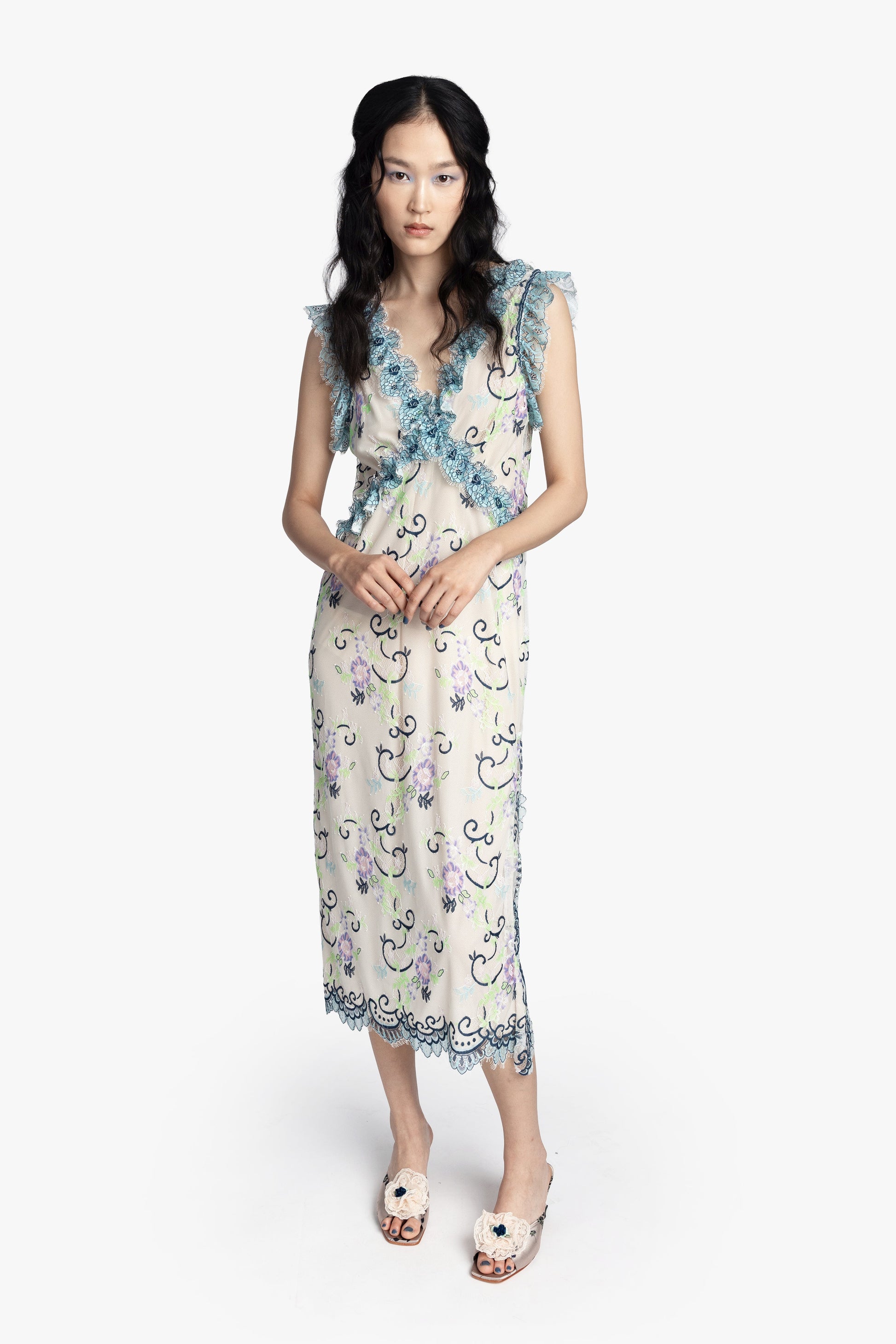 Anna Sui Lady Chatterley's Lace Dress
