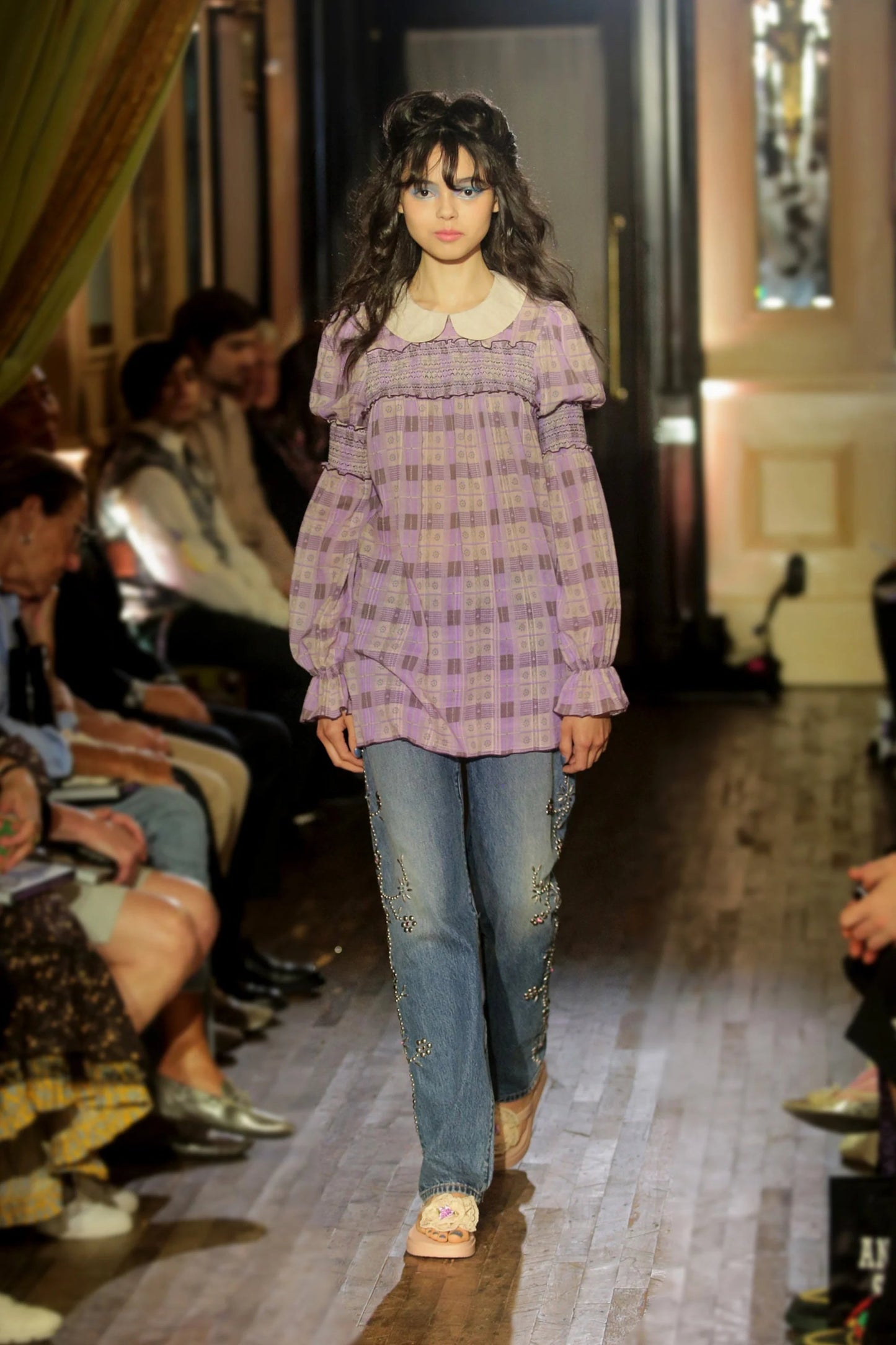 Anna Sui Studded Denim Jeans