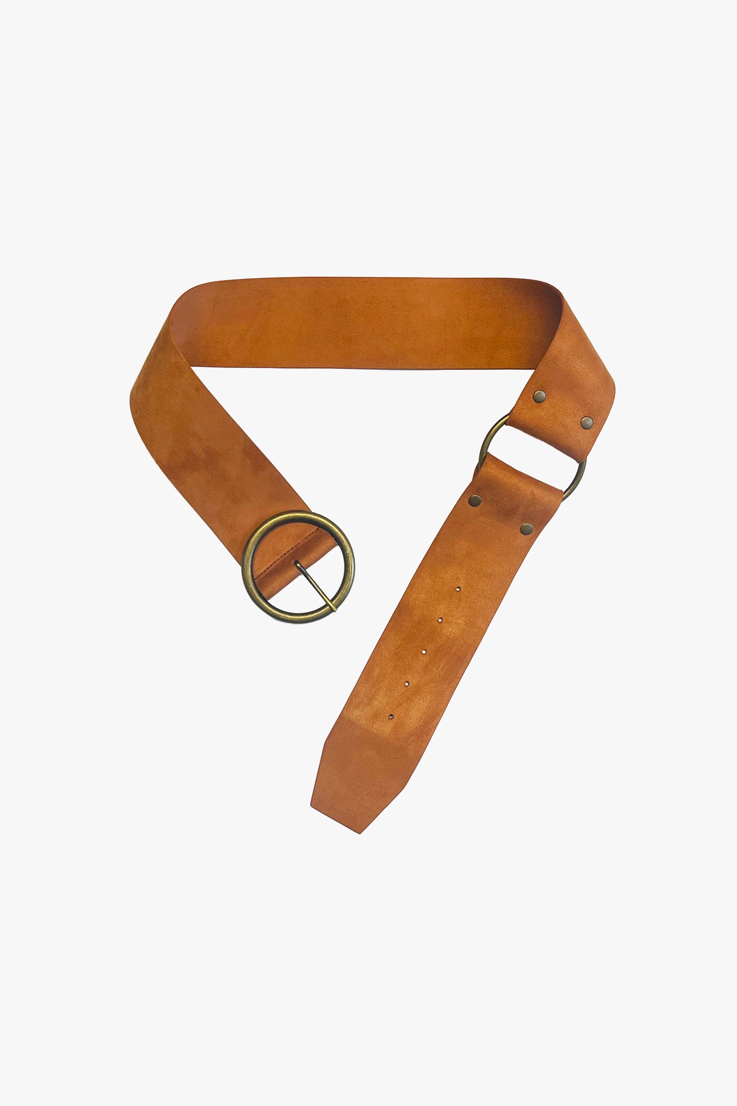 Anna Sui Suede Belt - Sienna