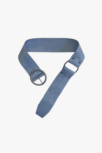 Anna Sui Suede Belt - Denim