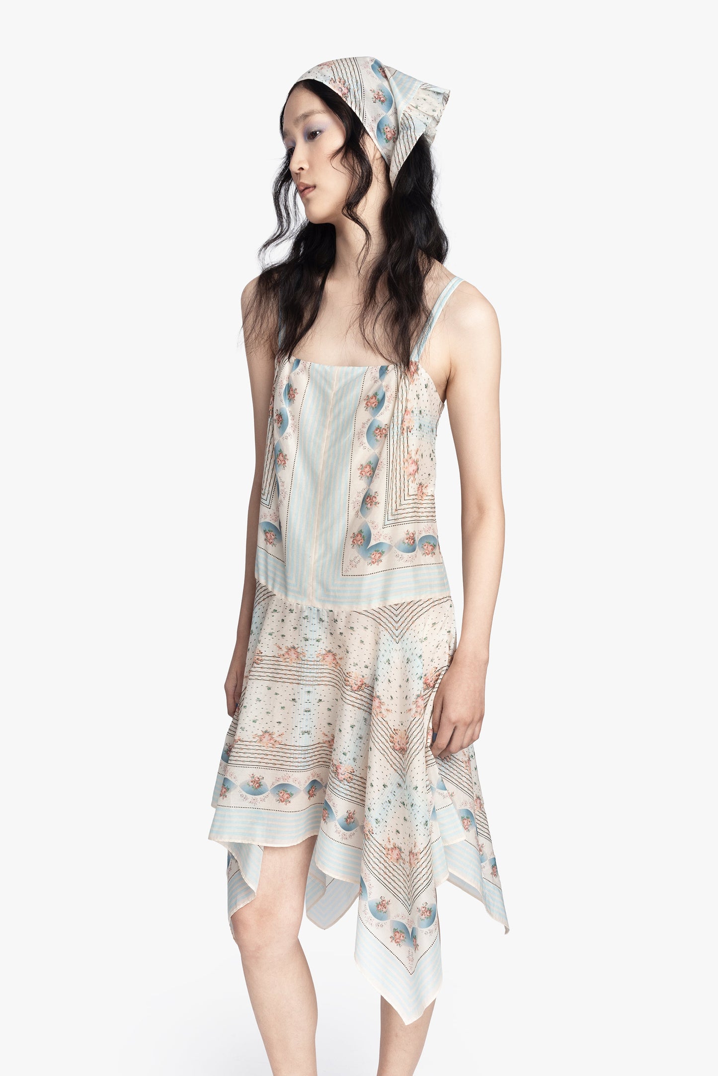 Anna Sui Heritage Scarf Print Dress