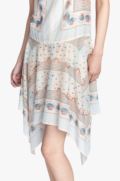 Anna Sui Heritage Scarf Print Dress
