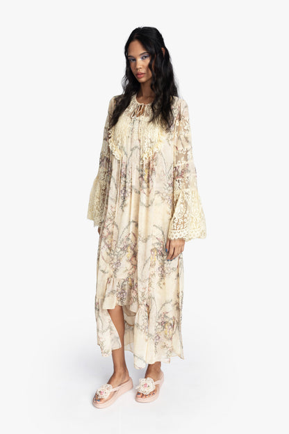 Anna Sui Spirit Bloom Chiffon Peignoir