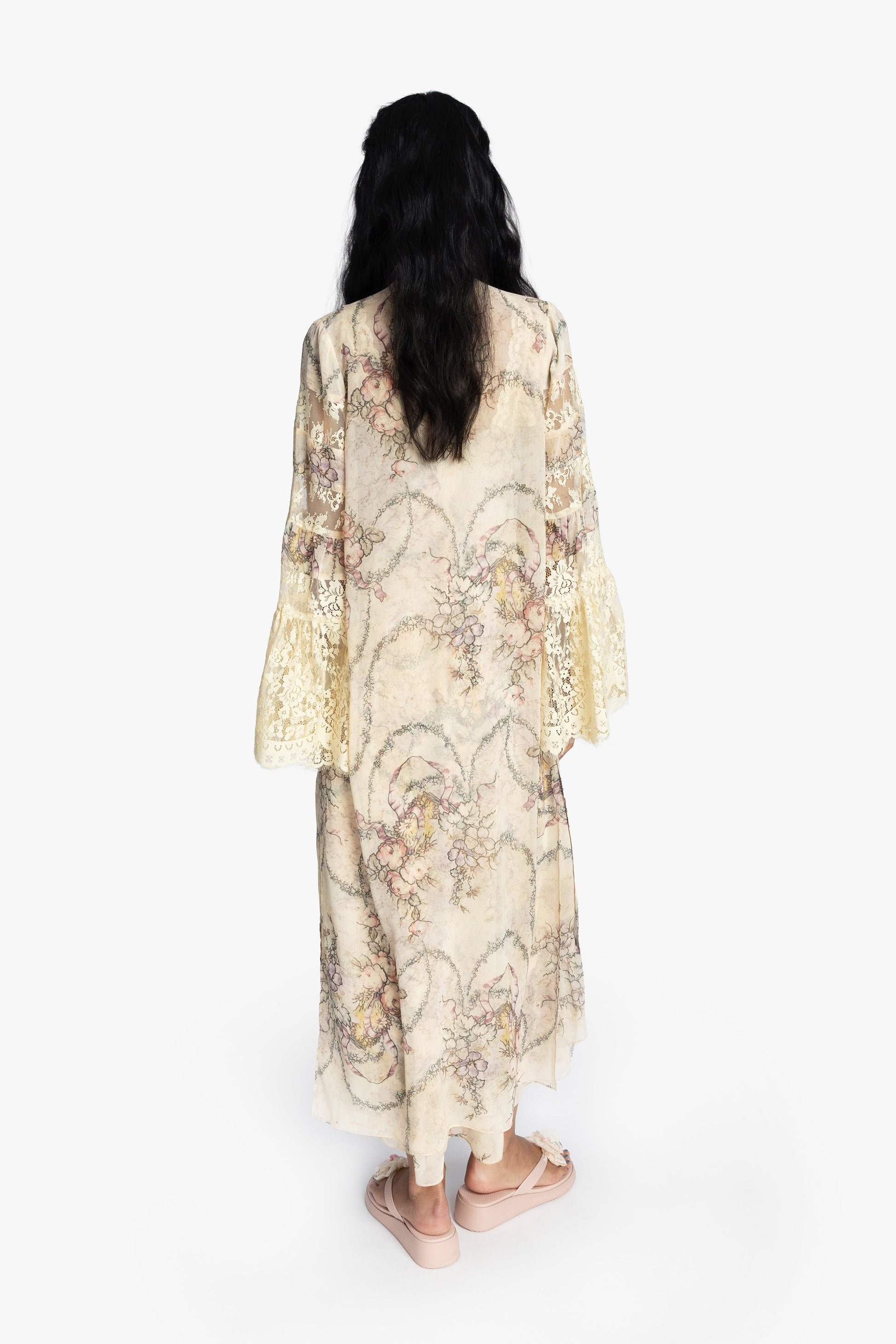 Anna Sui Spirit Bloom Chiffon Peignoir