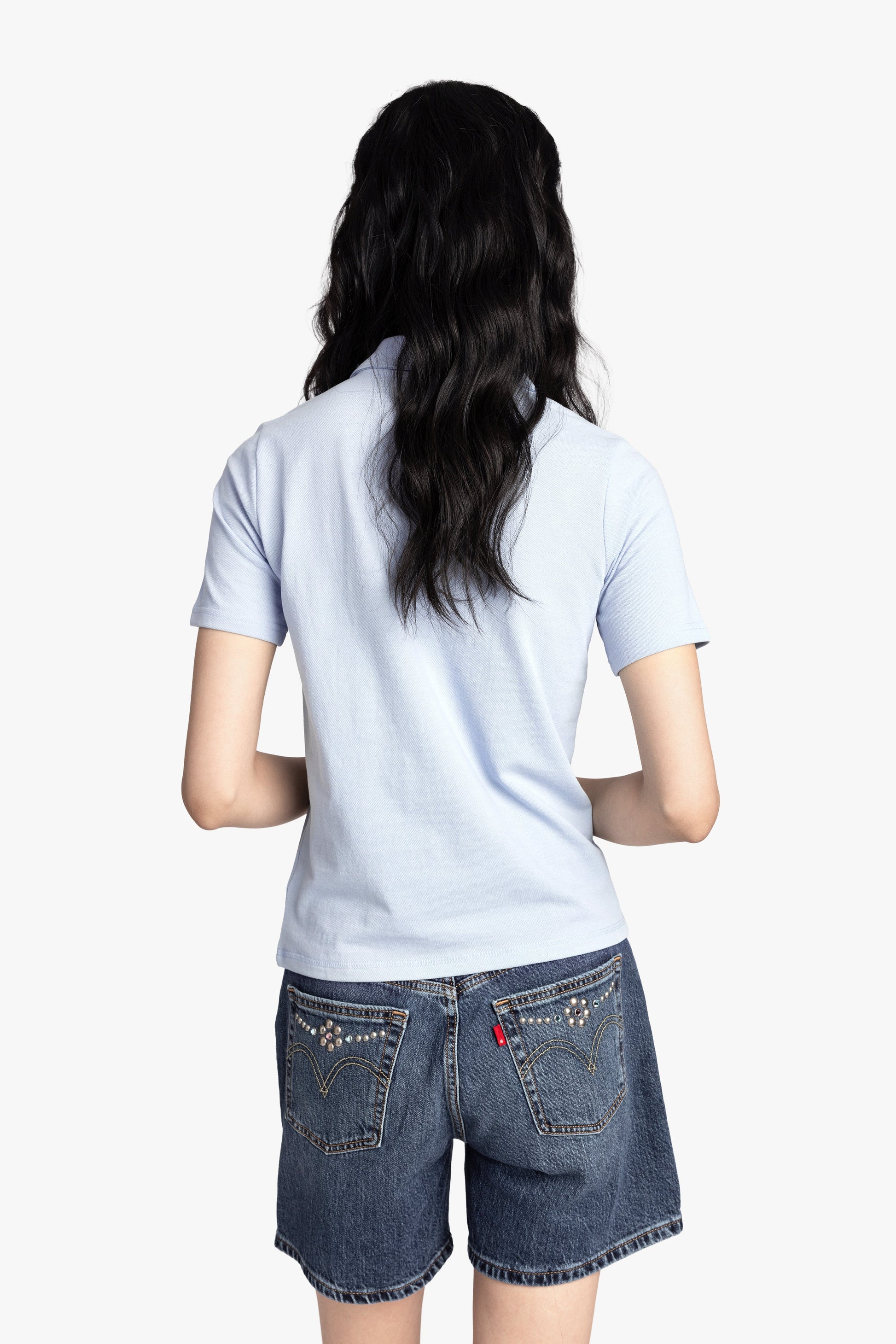 Anna Sui Patch Polo Tee