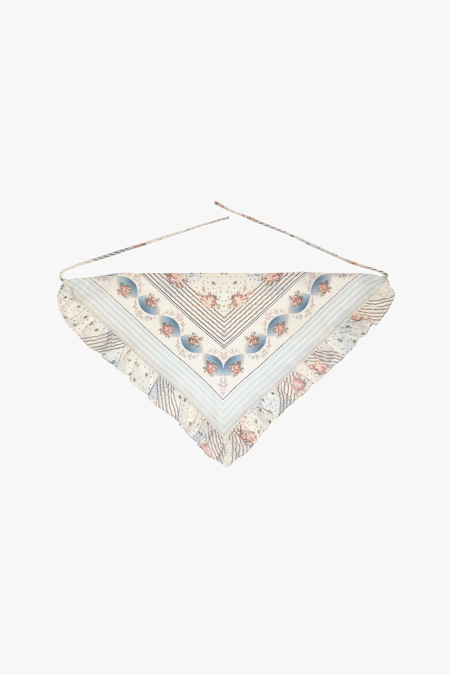 Anna Sui Heritage Scarf Print Chiffon Bandana