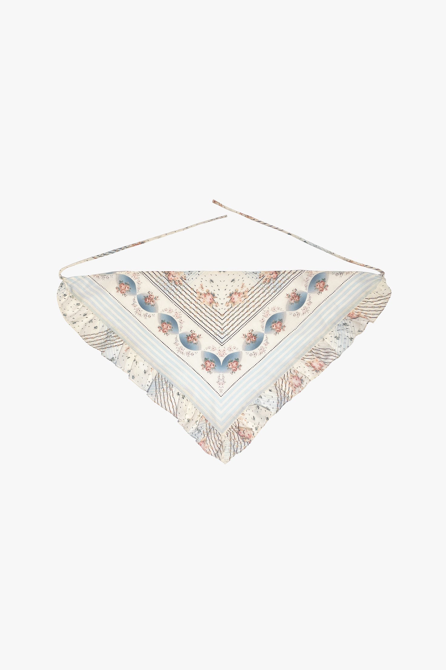 Anna Sui Heritage Scarf Print Chiffon Bandana