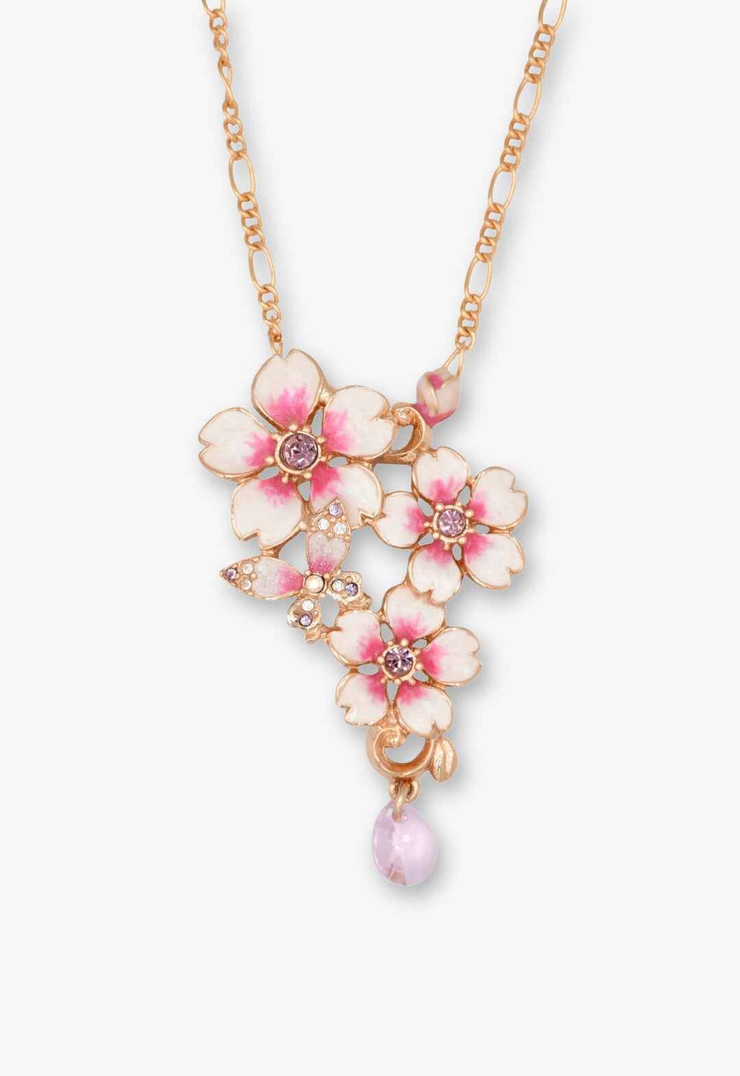 Anna Sui Sakura Dream Butterfly Necklace