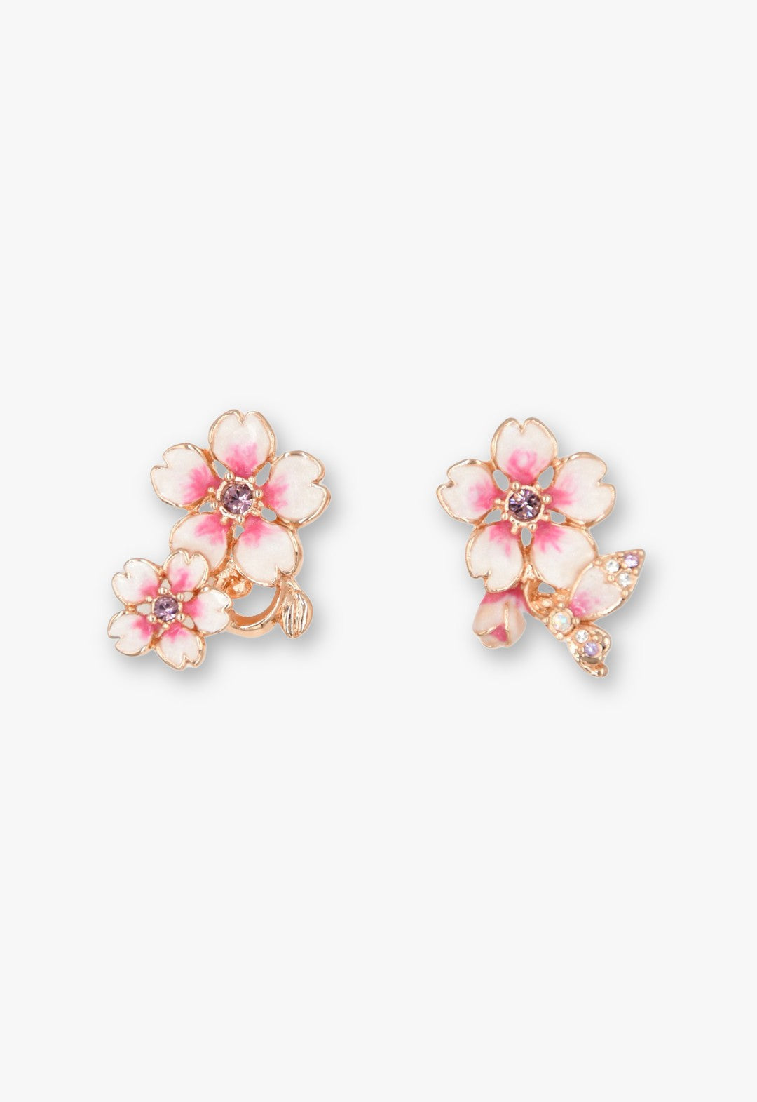 Anna Sui Cherry Blossom Dangling Earrings