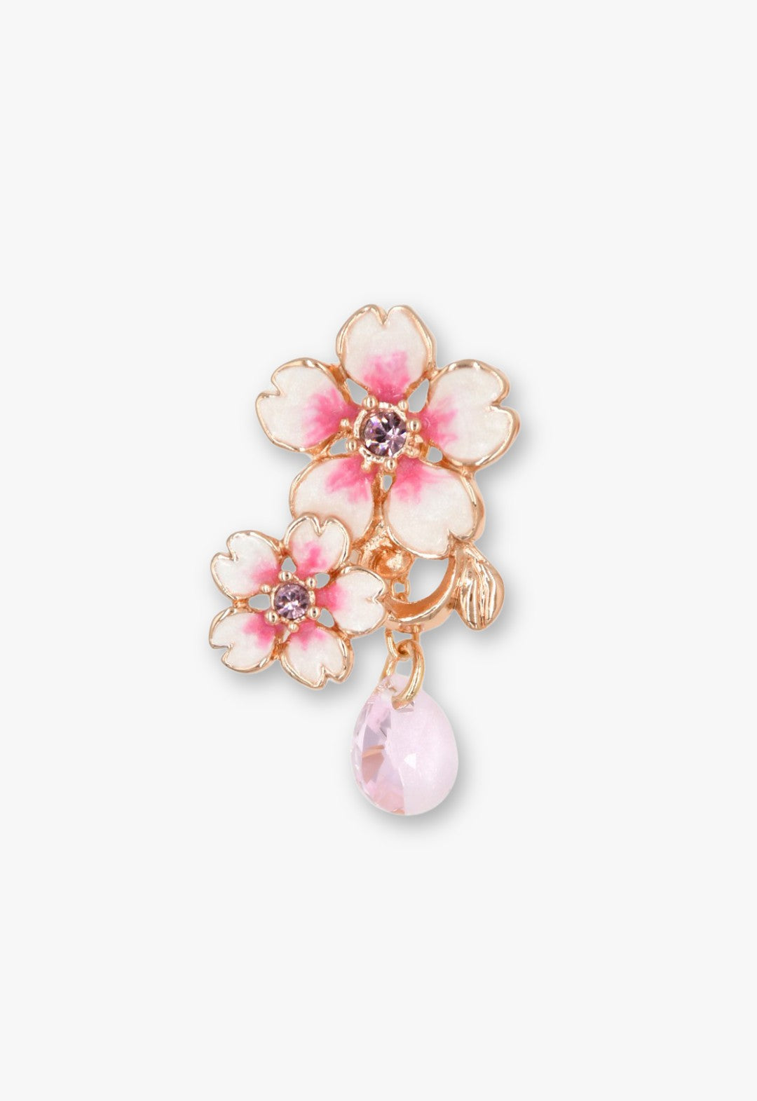 Anna Sui Cherry Blossom Dangling Earrings
