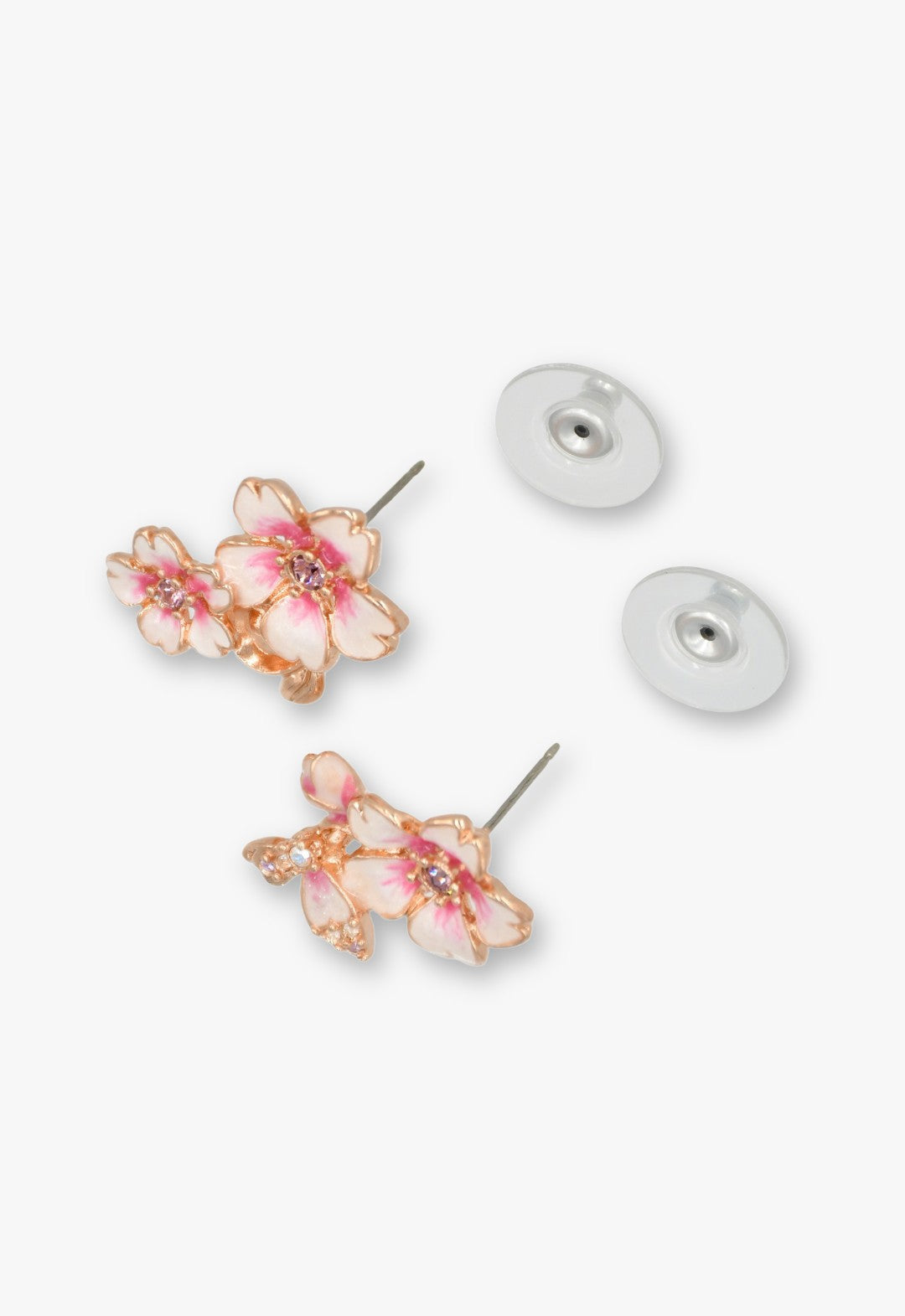 Anna Sui Cherry Blossom Dangling Earrings