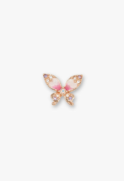Anna Sui Crystal Bloom Butterfly Earrings