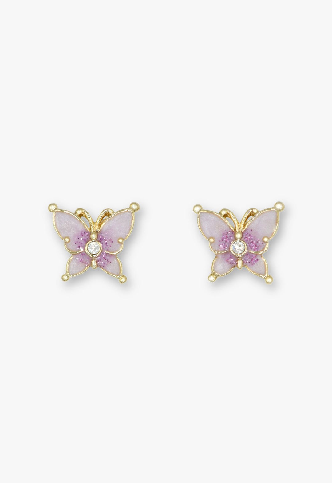 Anna Sui Twilight Butterfly Drop Earrings - Gold