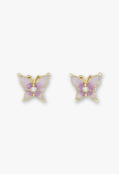 Anna Sui Twilight Butterfly Drop Earrings - Gold