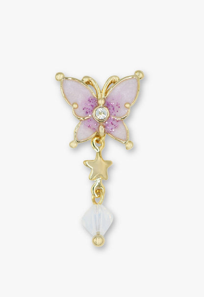 Anna Sui Twilight Butterfly Drop Earrings - Gold