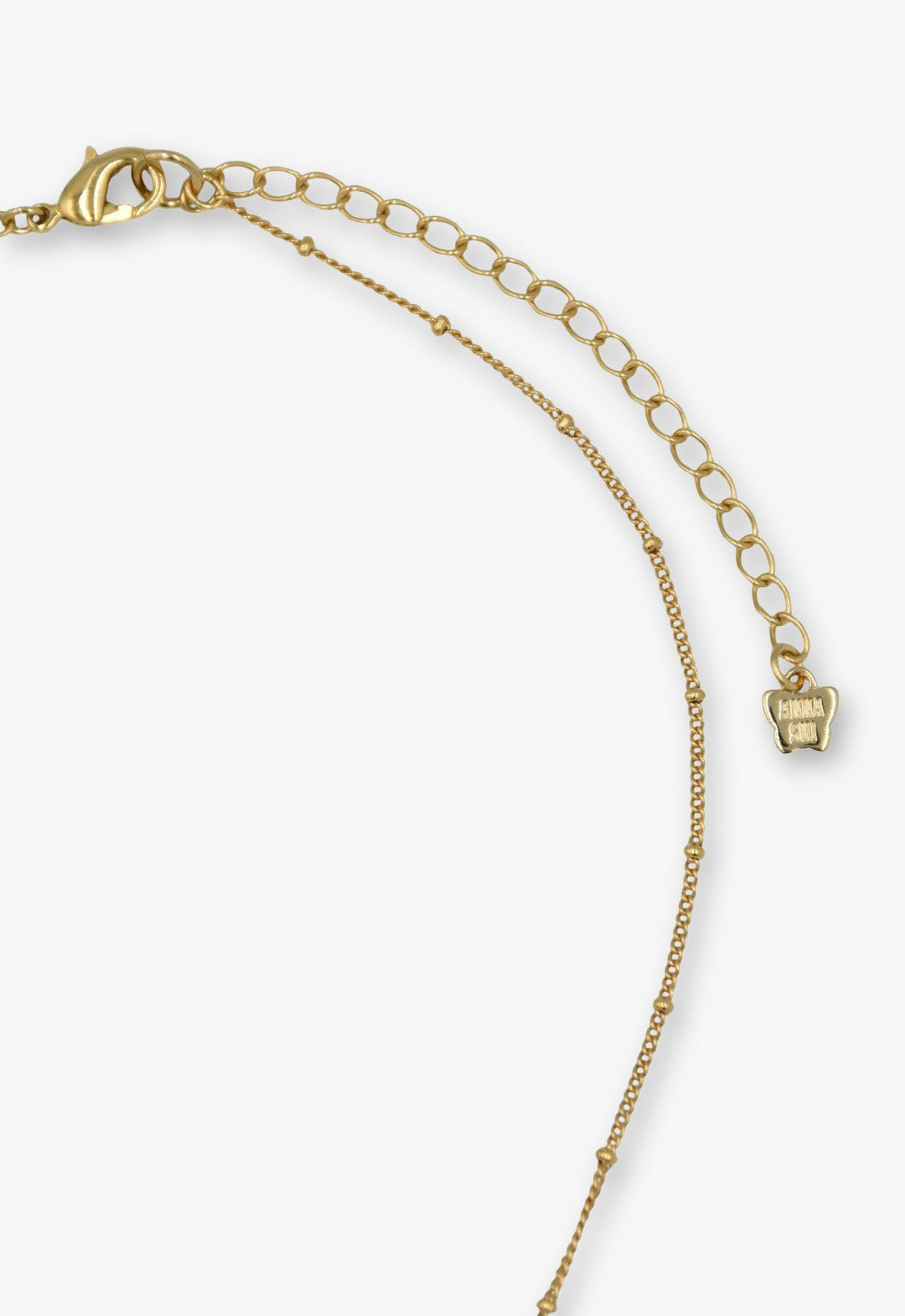 Anna Sui Calico Kitty Necklace - Gold