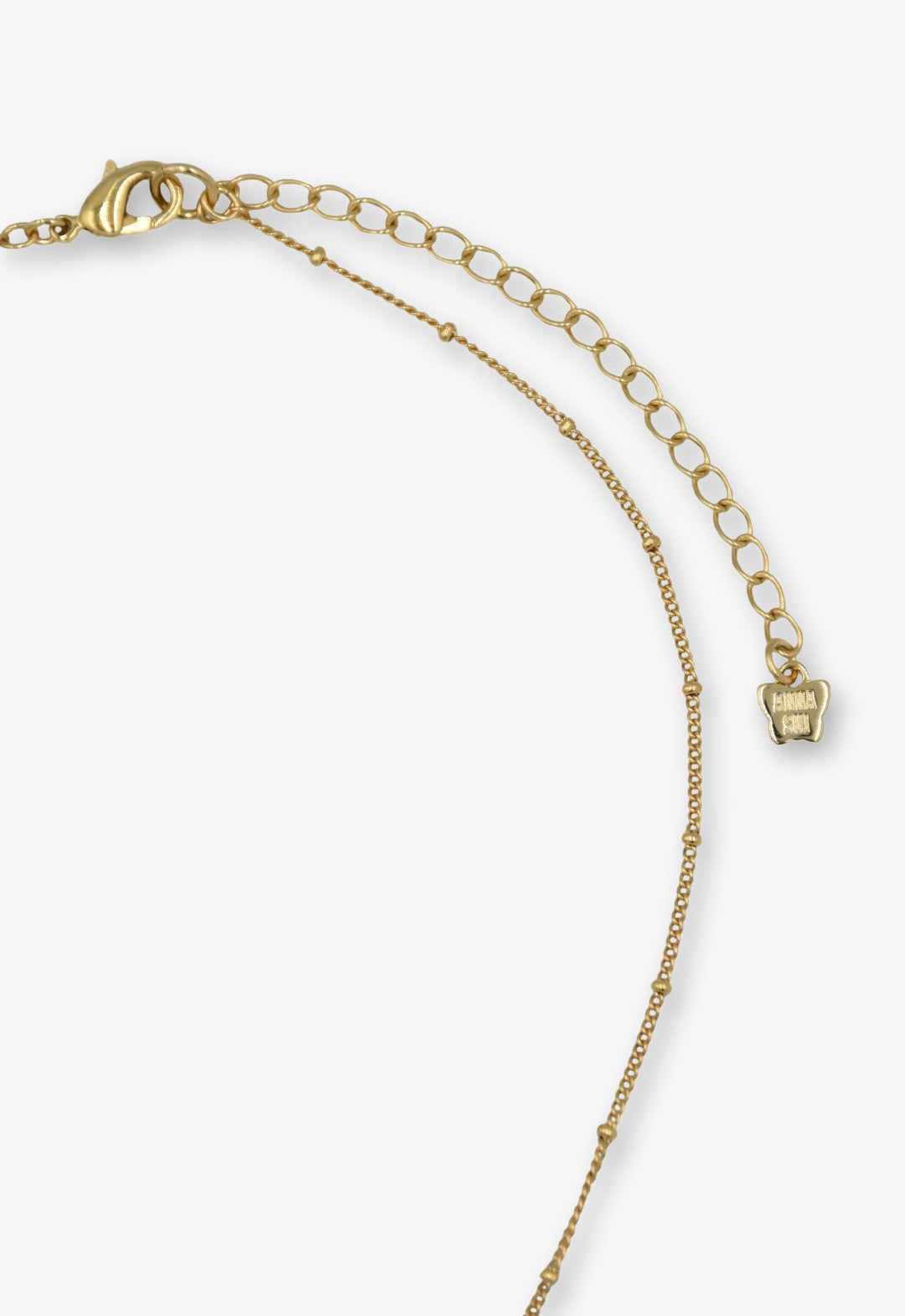 Anna Sui Wink & Wish Calico Cat Necklace