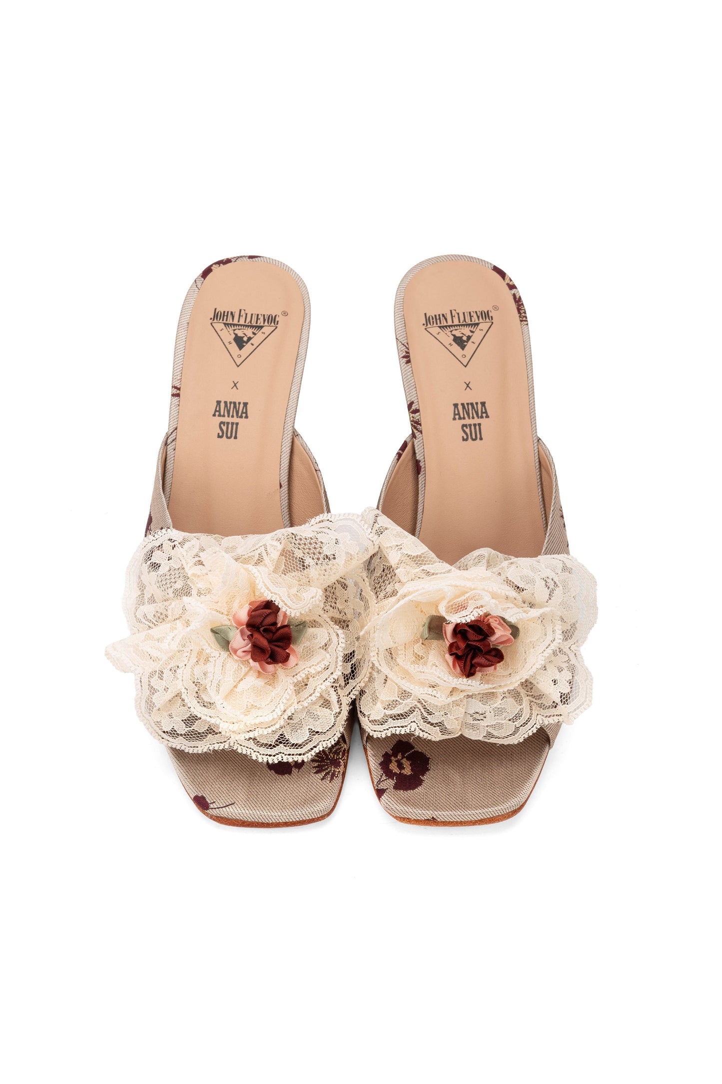 Anna Sui John Fluevog x Anna Sui Mules- Wildflower