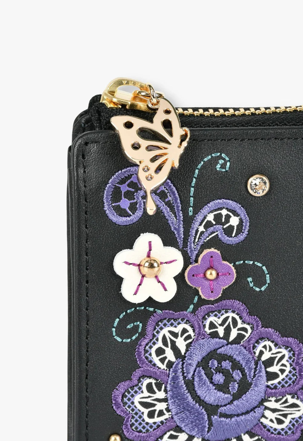 Anna Sui The Aria Wallet - Black