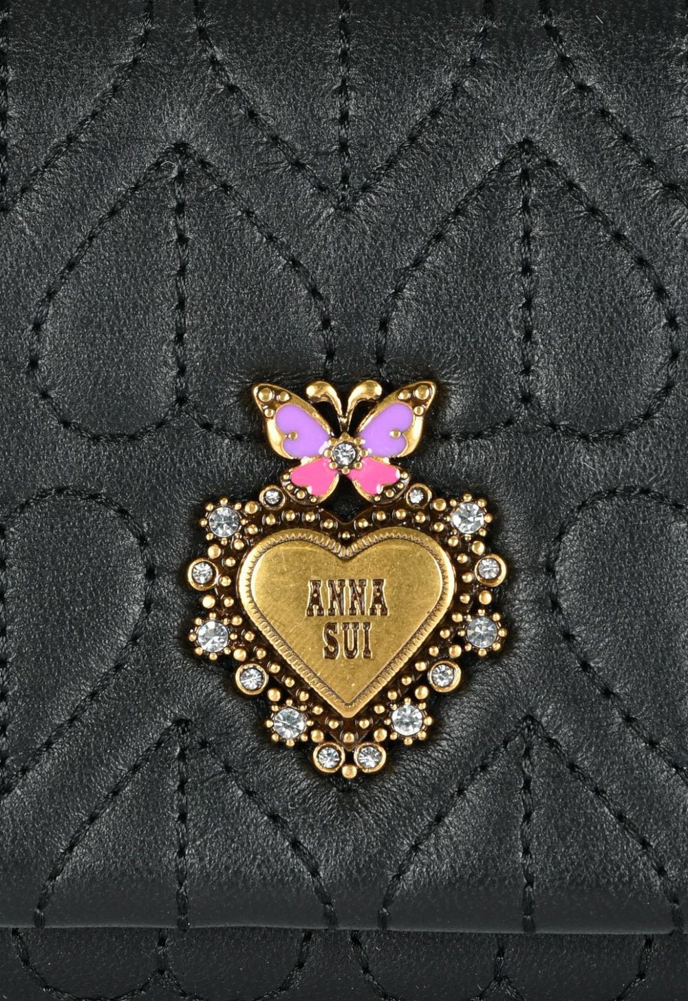 Anna Sui The Amour Wallet -Black