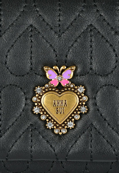Anna Sui The Amour Wallet -Black
