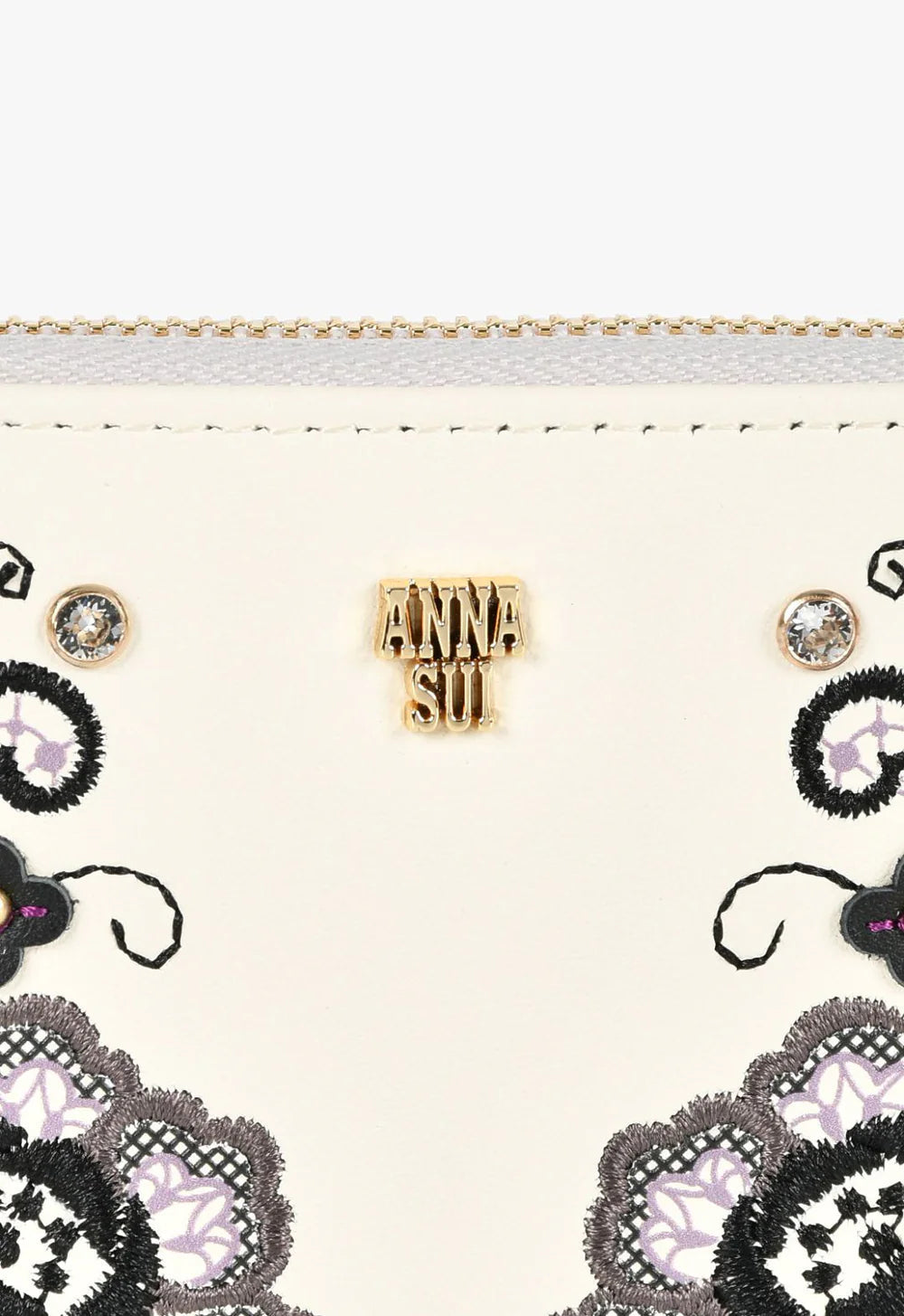 Anna Sui The Cadenza Wallet - Ivory