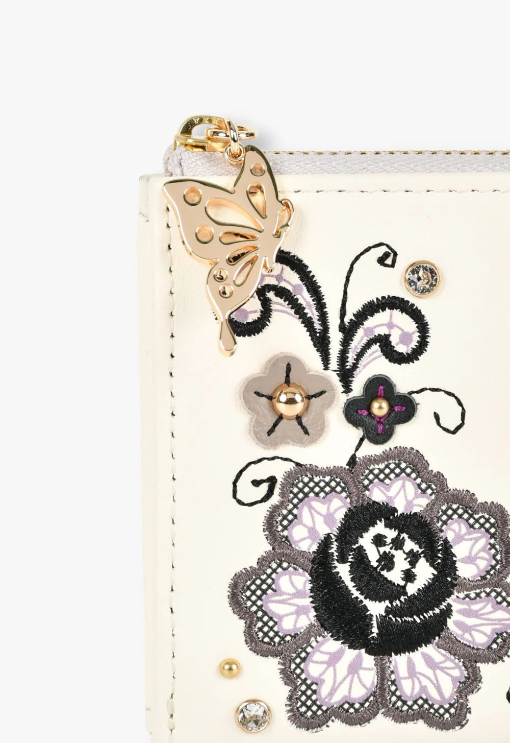 Anna Sui The Cadenza Wallet - Ivory
