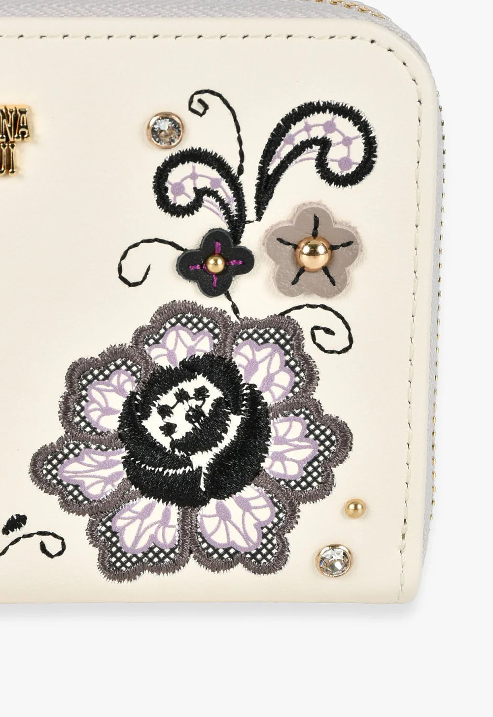 Anna Sui The Cadenza Wallet - Ivory