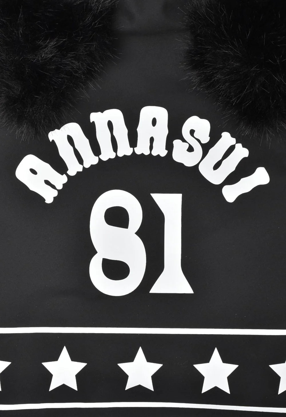Anna Sui Black Cat Drawstring Bag