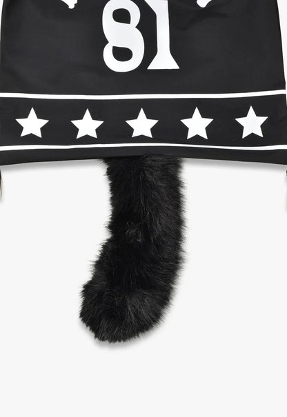 Anna Sui Black Cat Drawstring Bag