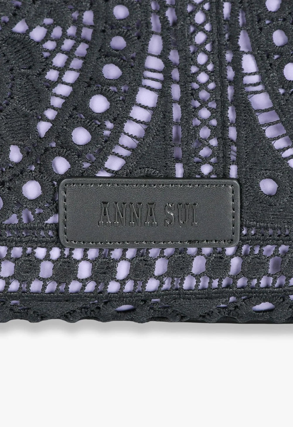 Anna Sui Violet Allure Lace Tote Bag
