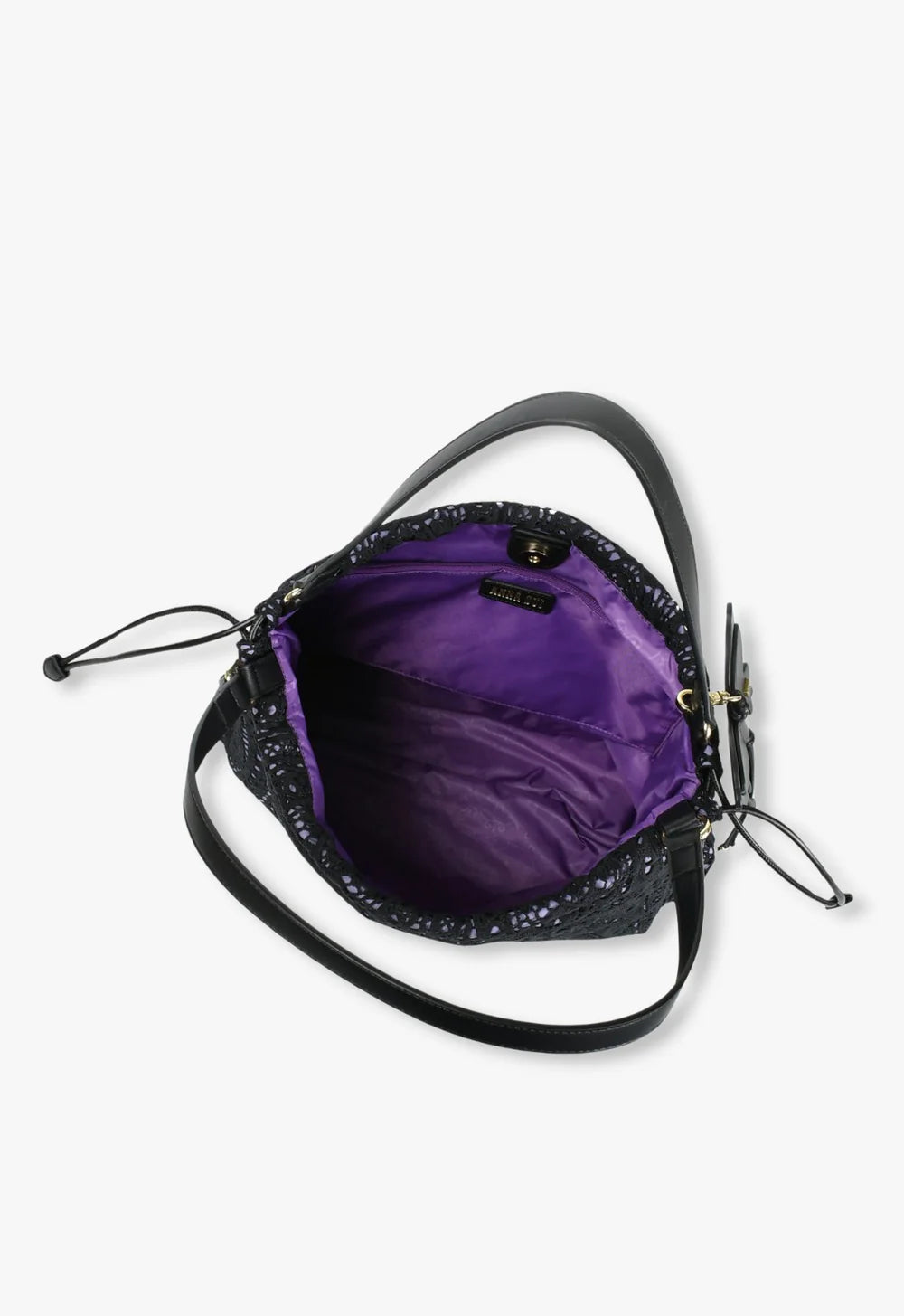 Anna Sui Violet Allure Lace Tote Bag