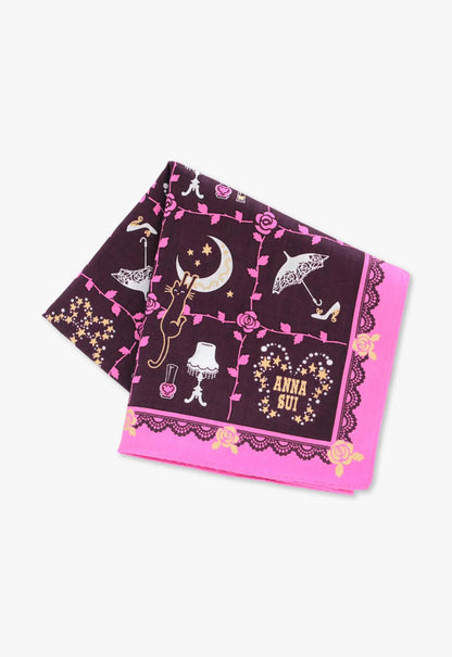 Anna Sui Rose Vine Decor Handkerchief