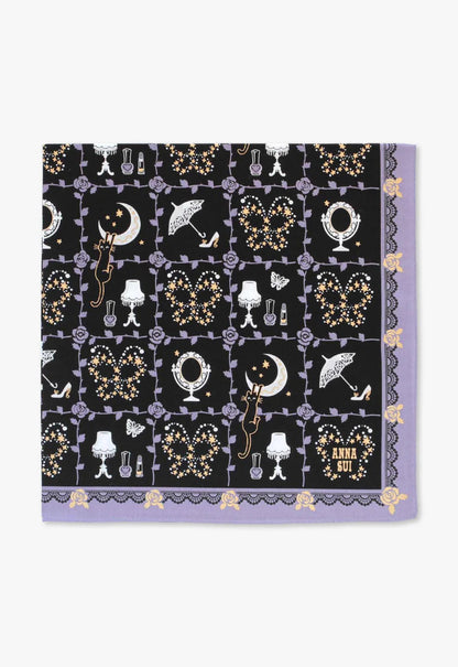 Anna Sui Rose Vine Decor Handkerchief