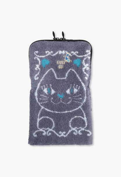 Anna Sui Cat Towel Zipper Pouch