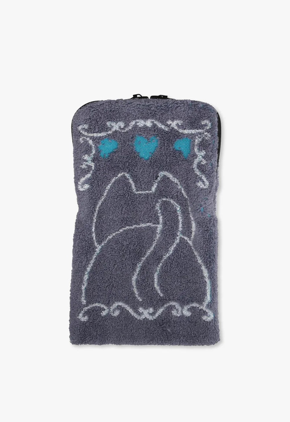 Anna Sui Cat Towel Zipper Pouch