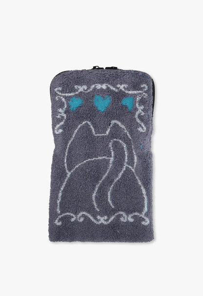 Anna Sui Cat Towel Zipper Pouch