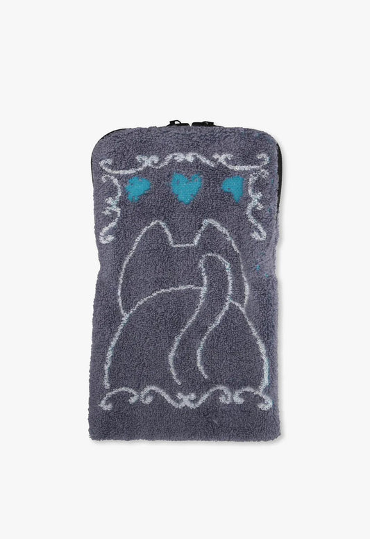 Anna Sui Cat Towel Zipper Pouch