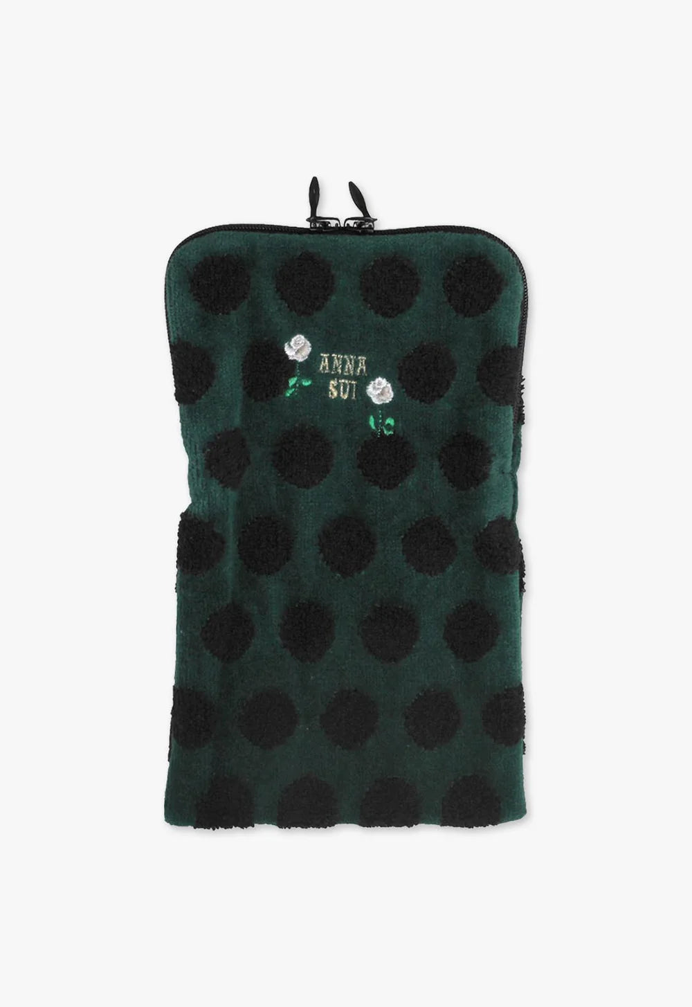 Anna Sui Polka Dot Towel Zipper Pouch