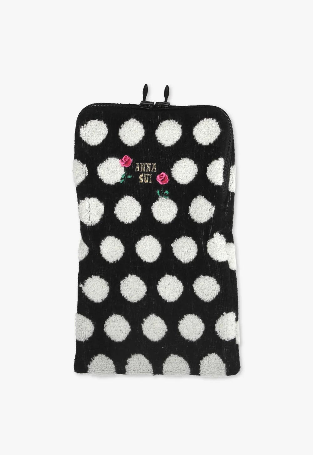 Anna Sui Polka Dot Towel Zipper Pouch