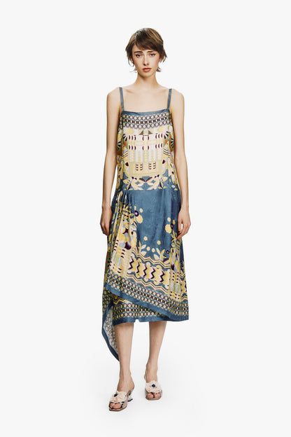 Anna Sui Pueblo Deco Border Dress