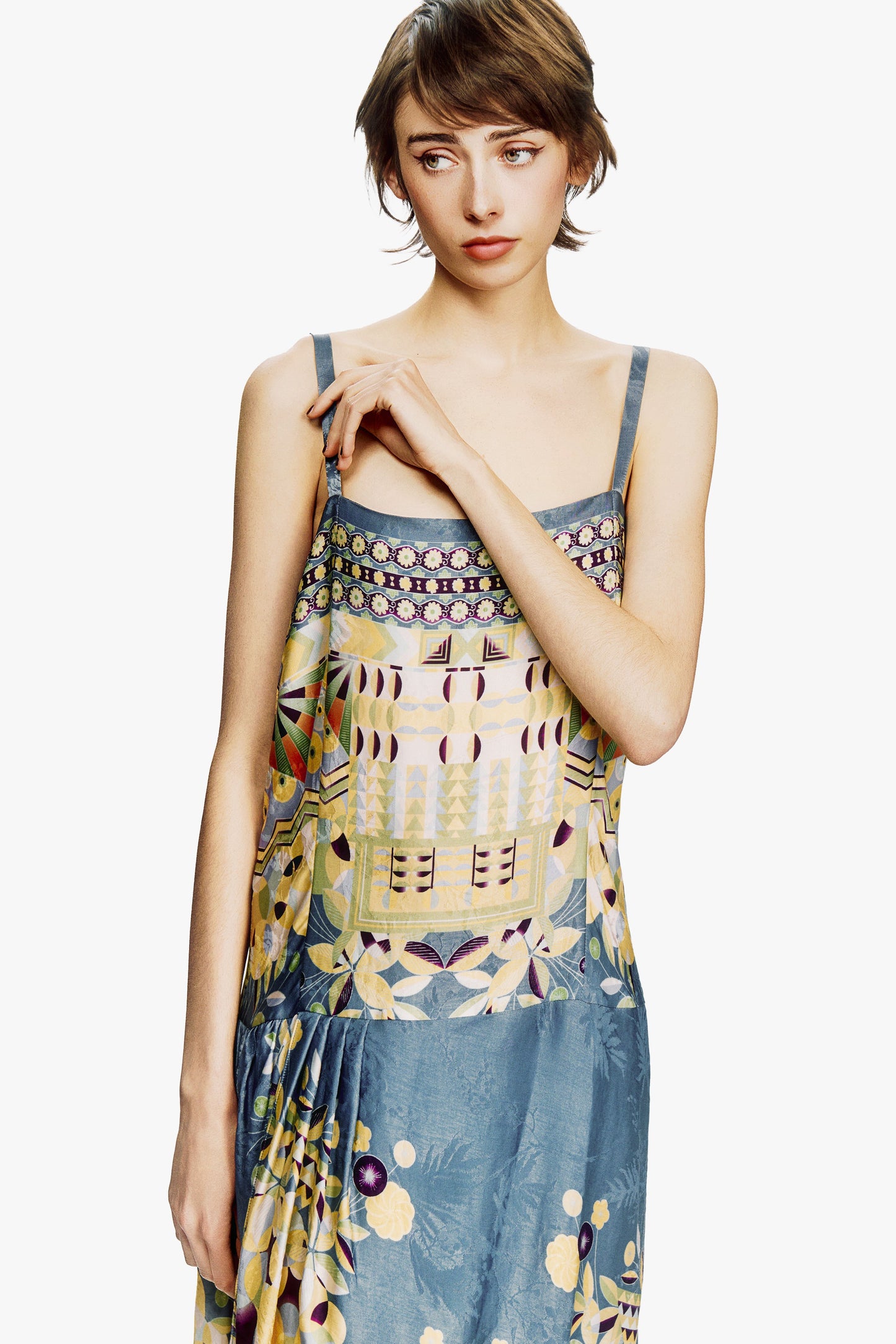 Anna Sui Pueblo Deco Border Dress