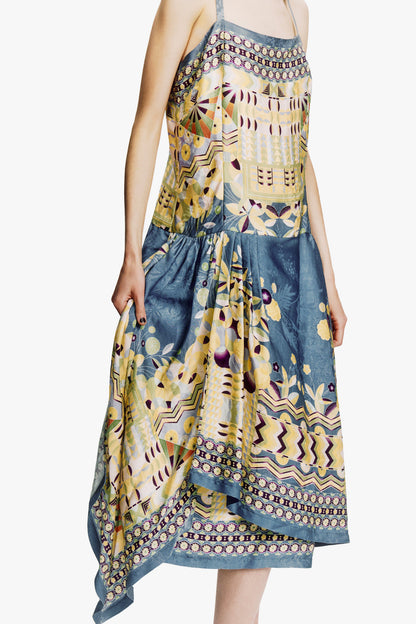 Anna Sui Pueblo Deco Border Dress