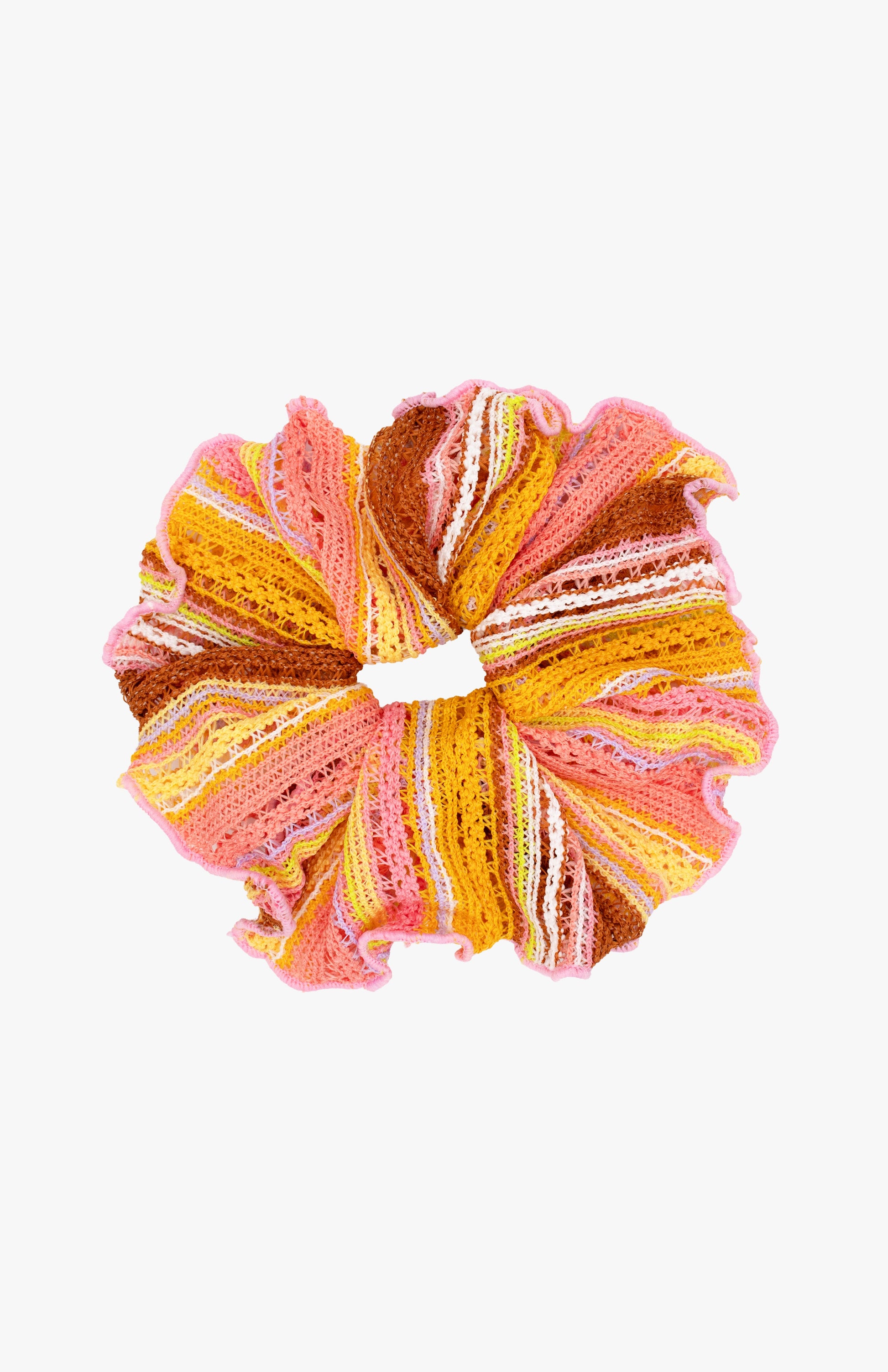 Anna Sui Crochet Stripe Scrunchie